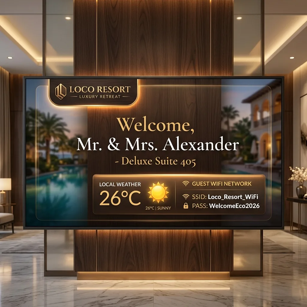 Welcome Guests Mockup